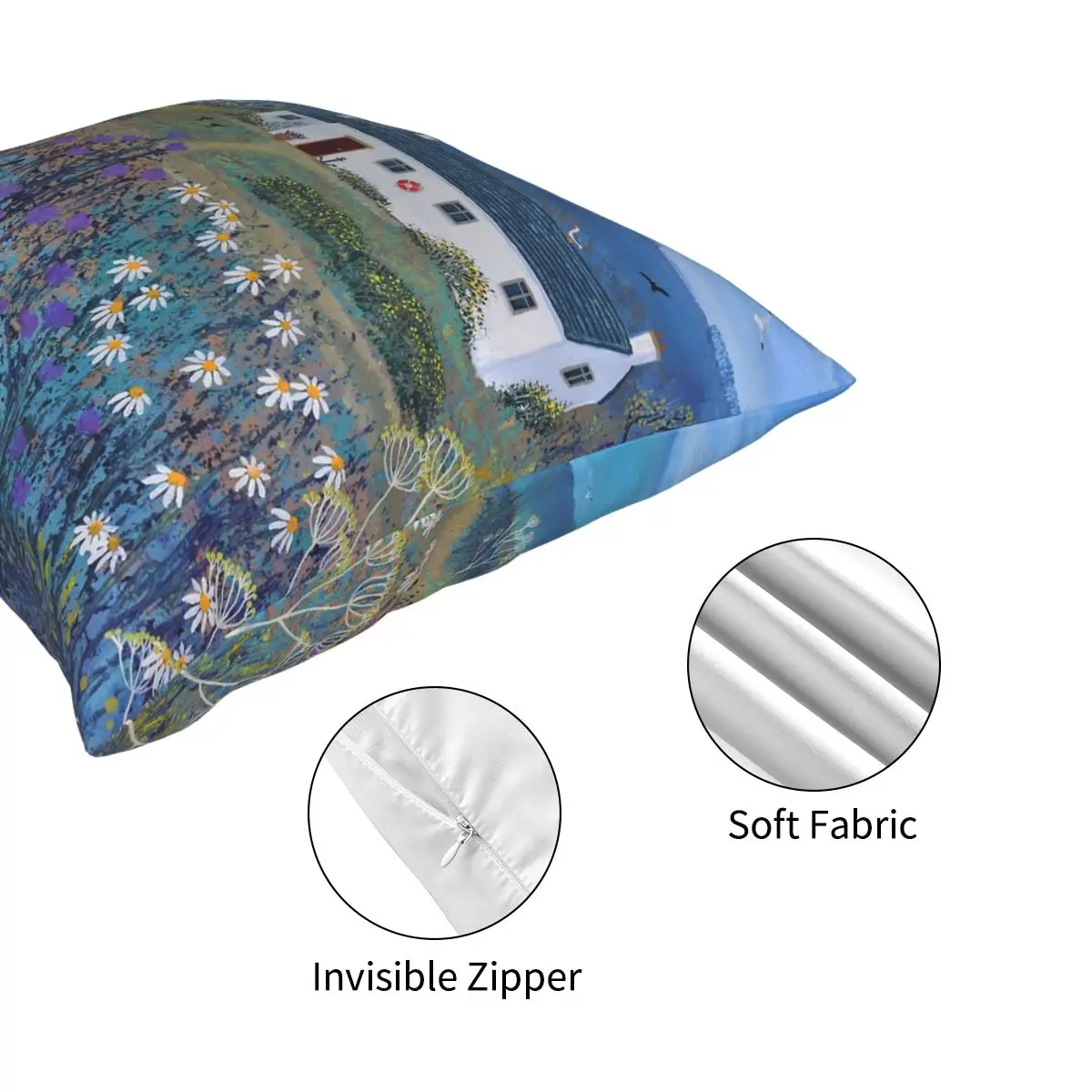 Место на берегу моря квадратная наволочка полиэстер узор Декор Чехлы подушки для