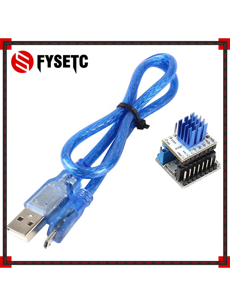 

TMC2209 V3.0 Stepper Motor Driver Super Silent 256 Microsteps + USB Serial Port Tester Adapter Module