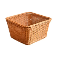hand woven storage basket wooden flower basket fruit bread storage basket household sundries clothes food organizer decoration