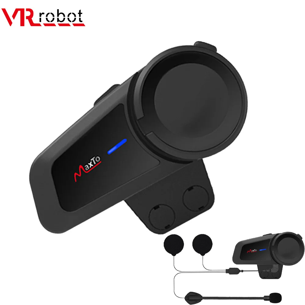 VR robot 1000M Moto rcycle Шлем Интерком мото Handsfree Bluetooth шлем гарнитура интерфон для рация с