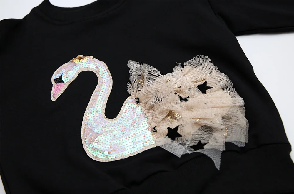 Girls Winter Dresses Flamingo Kids Fall Clothes Baby Toddler Princess Designer Dress Egirl Outfit Teens Christmas New Birthday 6 | Детская