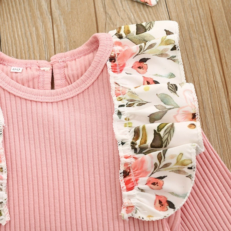 WEIXINBUY/комплект летней одежды для новорожденных девочек комбинезон Топы + юбка с