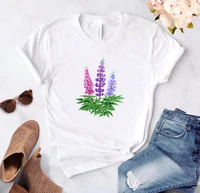 flower t shirts woman womens summer top short sleeve kawai women clothing tops clothes with sleeves free shipping for 2021 crop