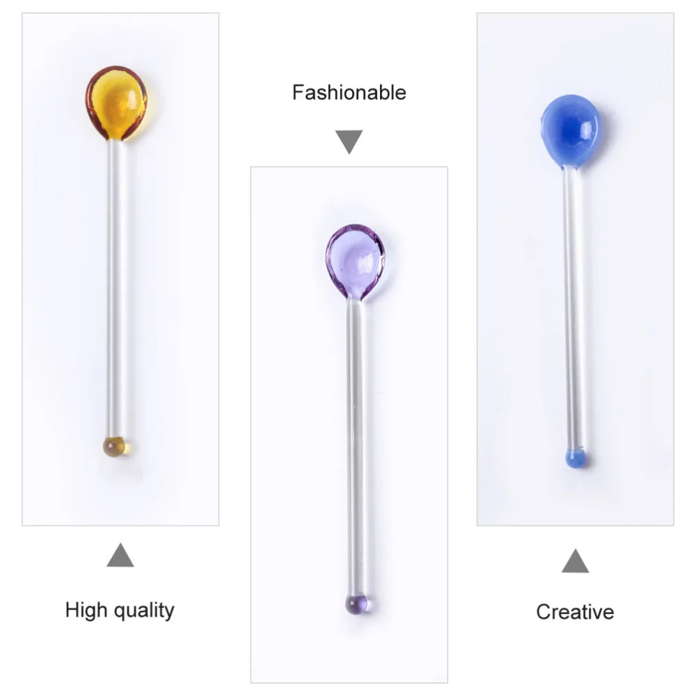 

6Pcs Swizzle Sticks Professional Household Bar Swizzle Sticks (Assorted Color)
