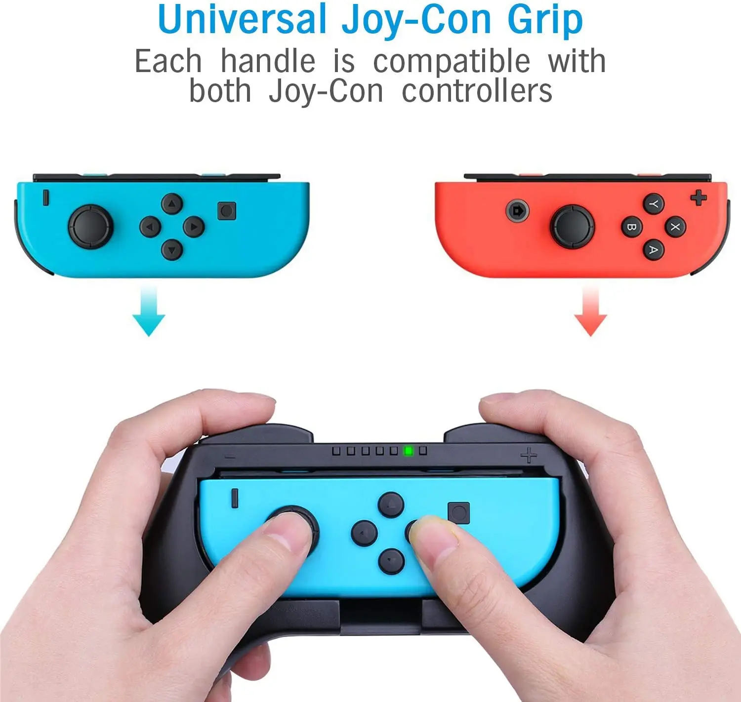 Ручка геймерская HEYSTOP для Nintendo Switch/Switch обновленная версия OLED Joy Con 3 шт. в упаковке