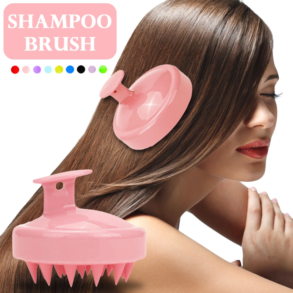 

Silicone Head Body Scalp Massage Brush Care Tool Comb Shampoo Hair Washing Comb Shower Brush Bath Spa Slimming Massaging Brushes