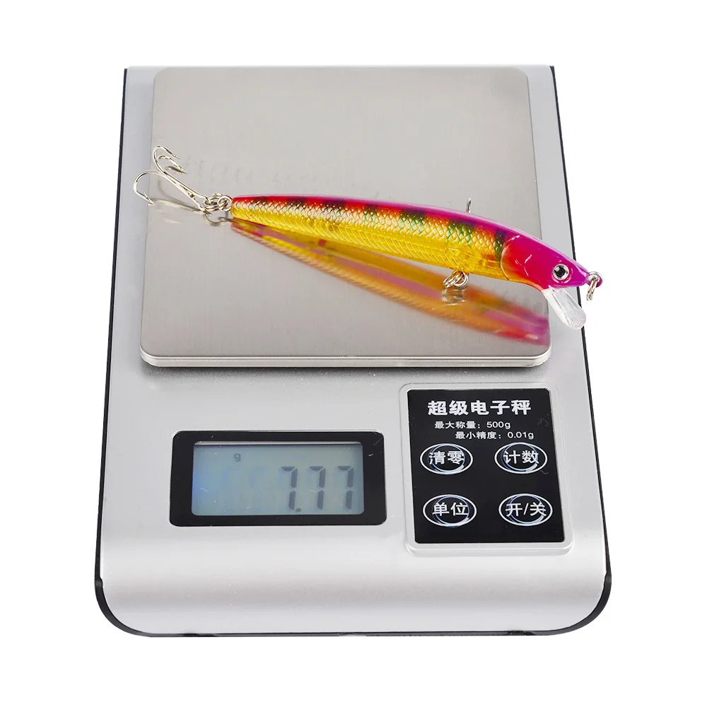 

Lure hard bait 8.5g Minnow bait 9.5cm freshwater seawater universal Mini Fishing Swing left and right ripple realistic