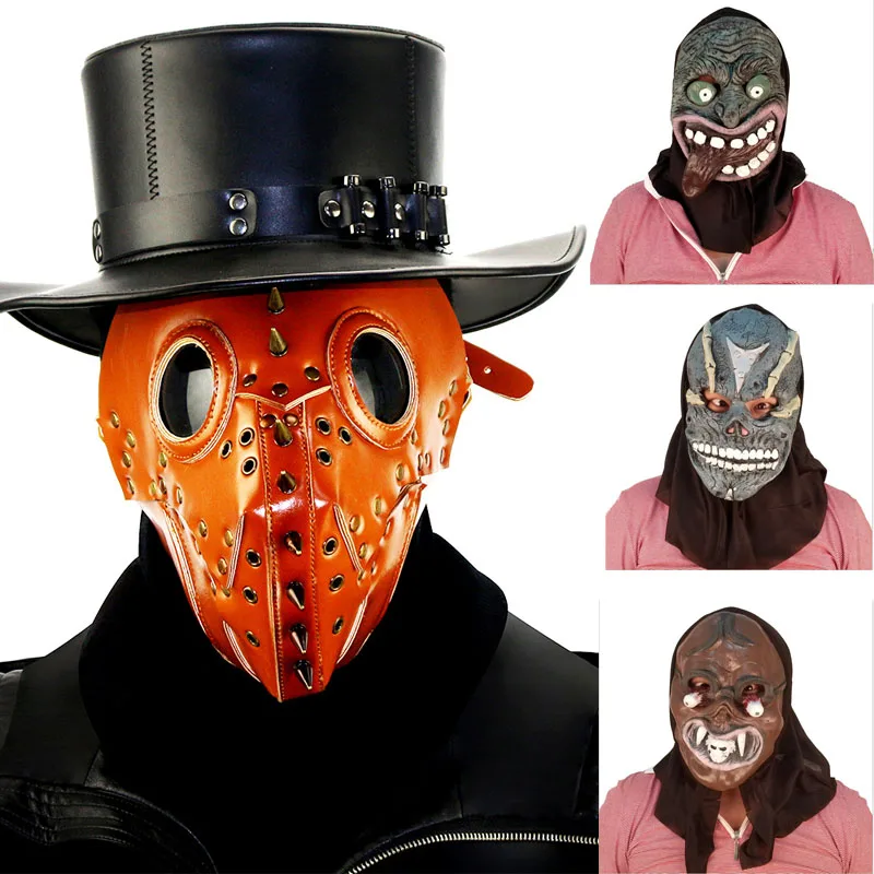 Хэллоуин Декор для дома маска Чумного доктора Косплэй бар вечеринка реквизит