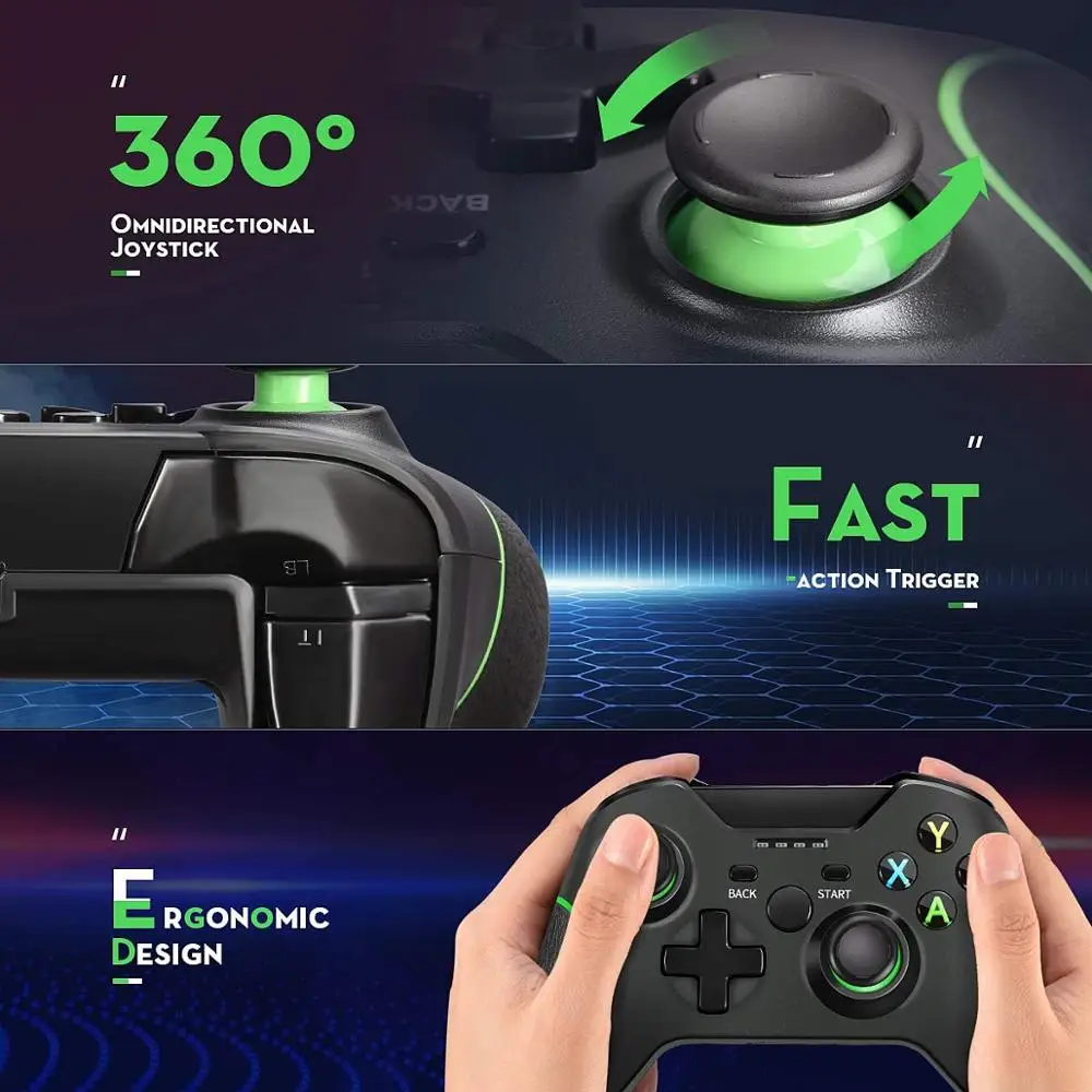 2 4G беспроводные геймпады контроллер для Xbox One консоль ПК Android геймпад смартфона