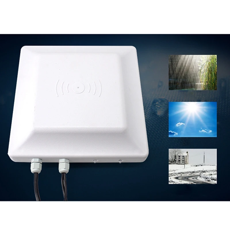 R16-7DB водонепроницаемый UHF RFID считыватель карт дальнего действия для системы