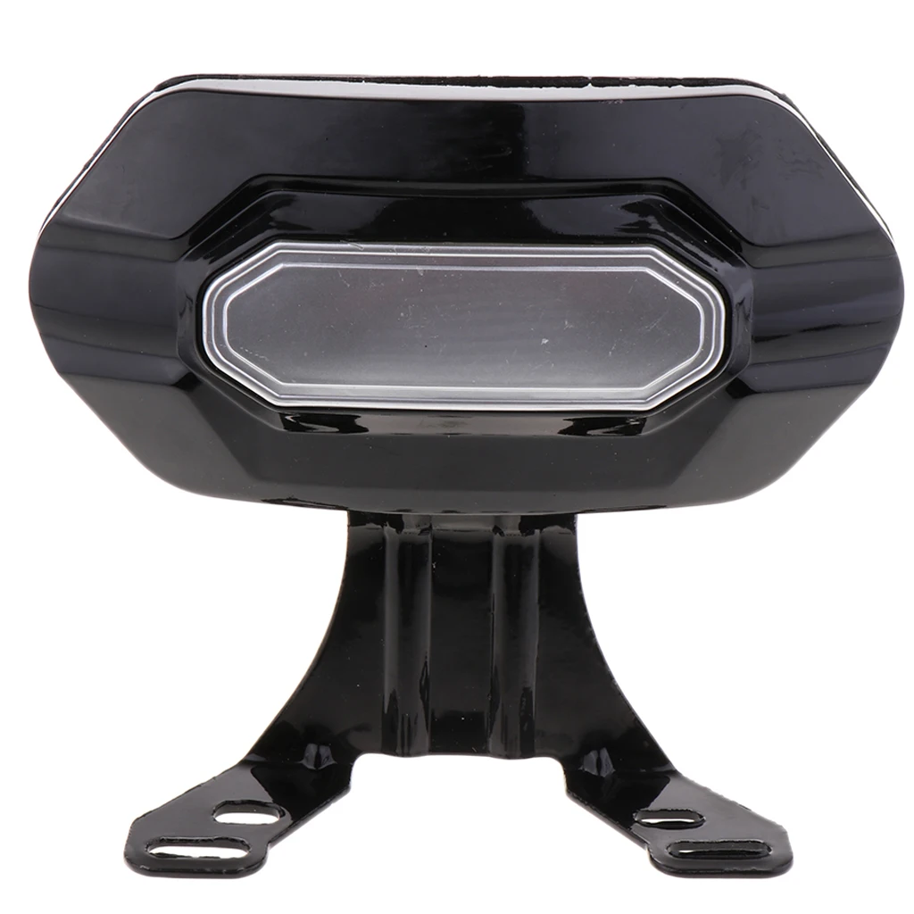 

Adjustable Backrest Pad Motorbike Sissy Bar Luggage Rack Cushion Black
