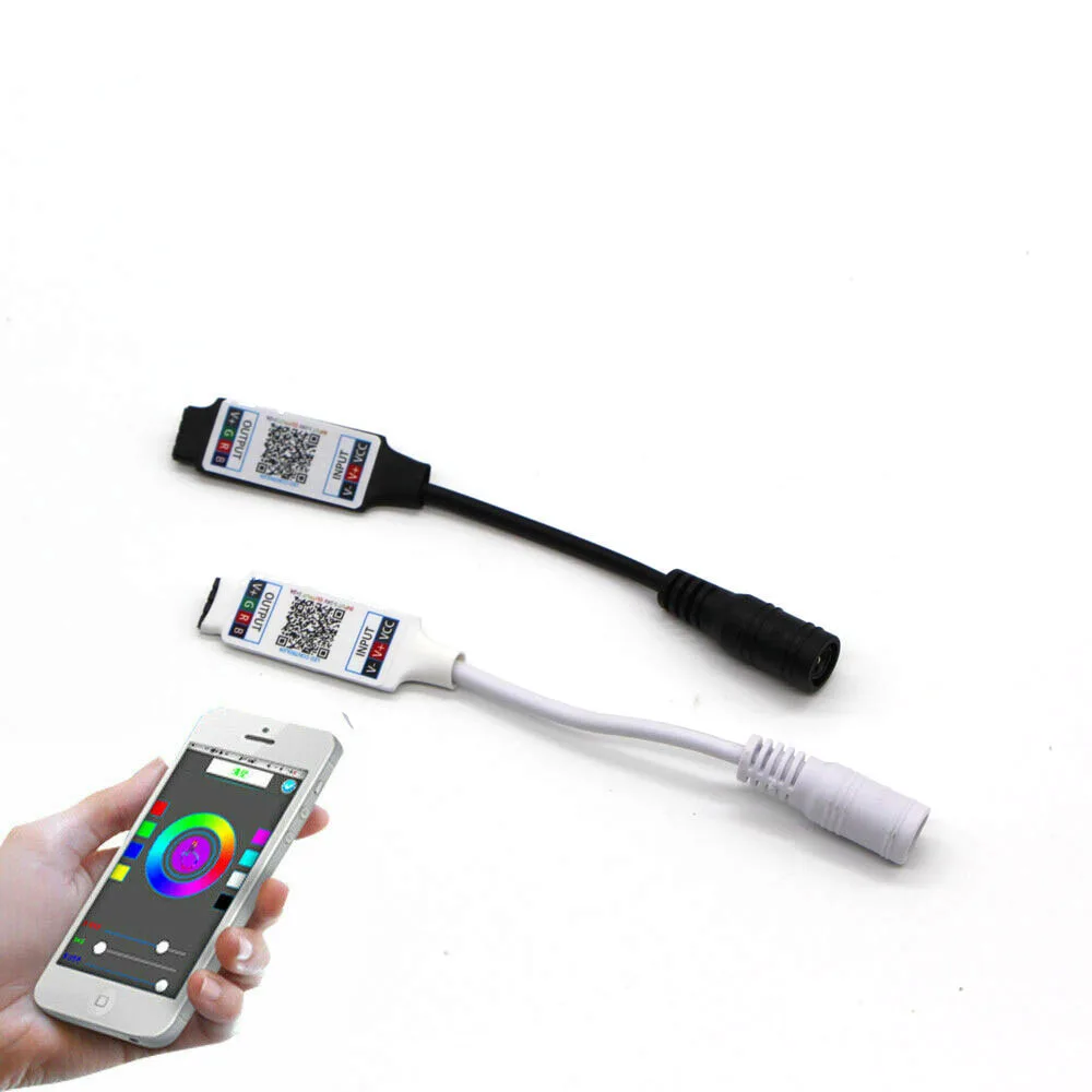Мини 5 в 12 В 24 DC RGB Bluetooth 4 0 контроллер Синхронизация с музыкой и таймером