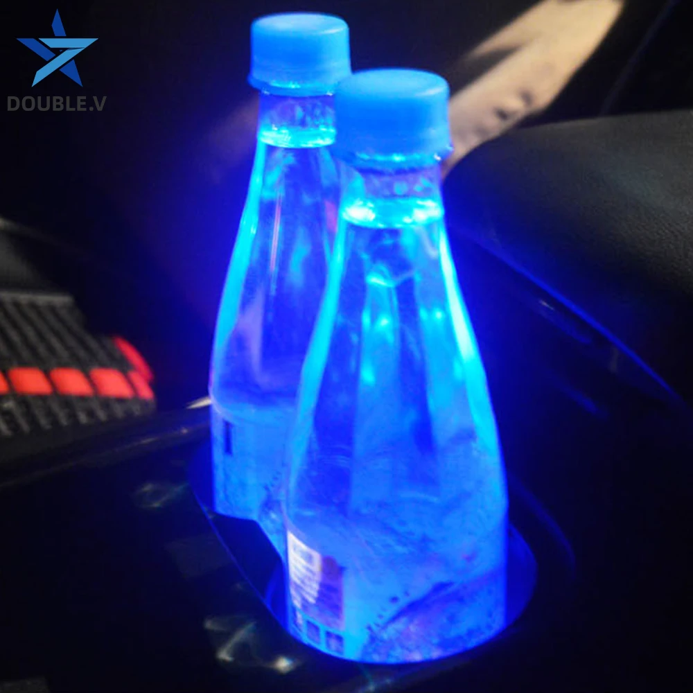 2X Универсальный Автомобильный подстаканник на солнечных батареях подстаканники