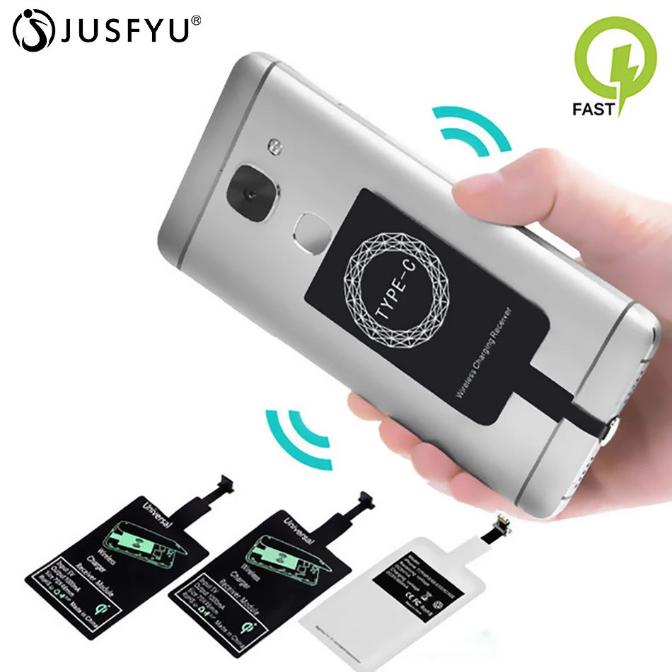Для iPhone Тип C Micro USB A B Qi беспроводной зарядный комплект коннектор передатчик