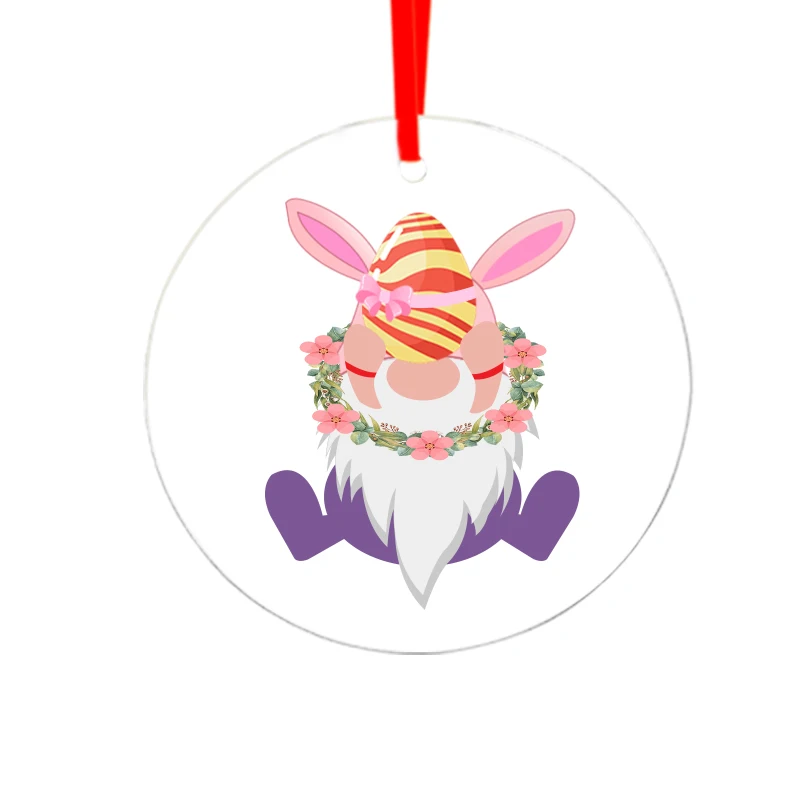 

Easter Decoration Cartoon Bunny Ornaments Faceless Doll Charm Easter Listing Pendant Decoration Home Bedroom Party Window