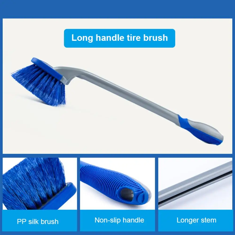 OLOMM Car Tyre Cleaning Brush 3 Pack Tire Wheel Rim Hub Brushes Auto Washer Vehicle Body Surface Scrub Cleaner Tool | Автомобили и