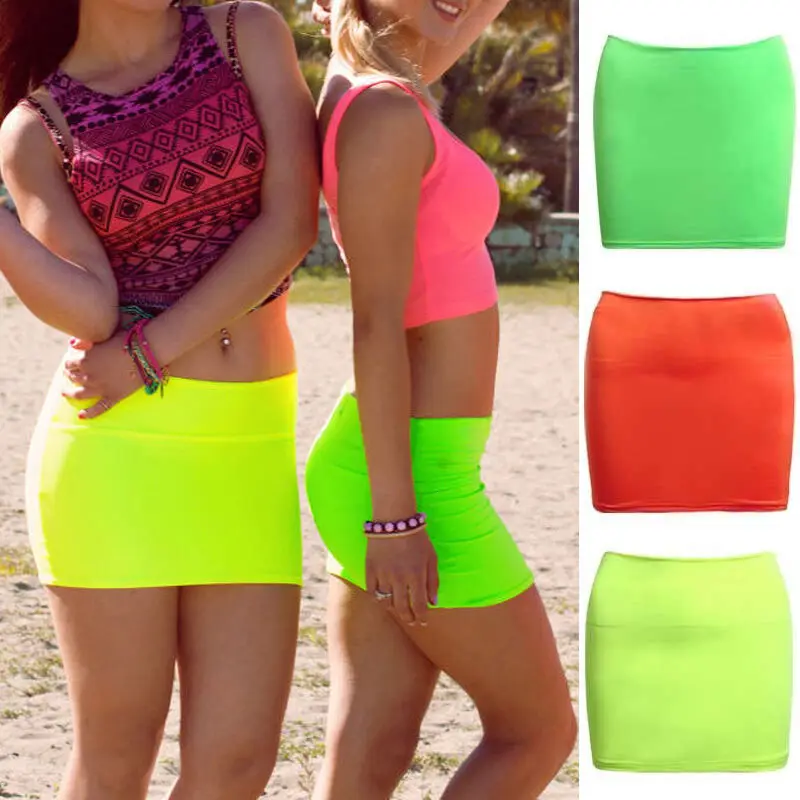 Новые мини юбки 2019 летние сексуальные для девочек повседневные короткие женские