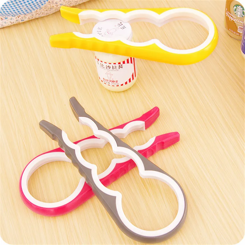 

4 in 1 Multifunction Screw Cap Jar Bottle Wrench Creative Gourd-shaped Can Opener Screw Kitchen Tools