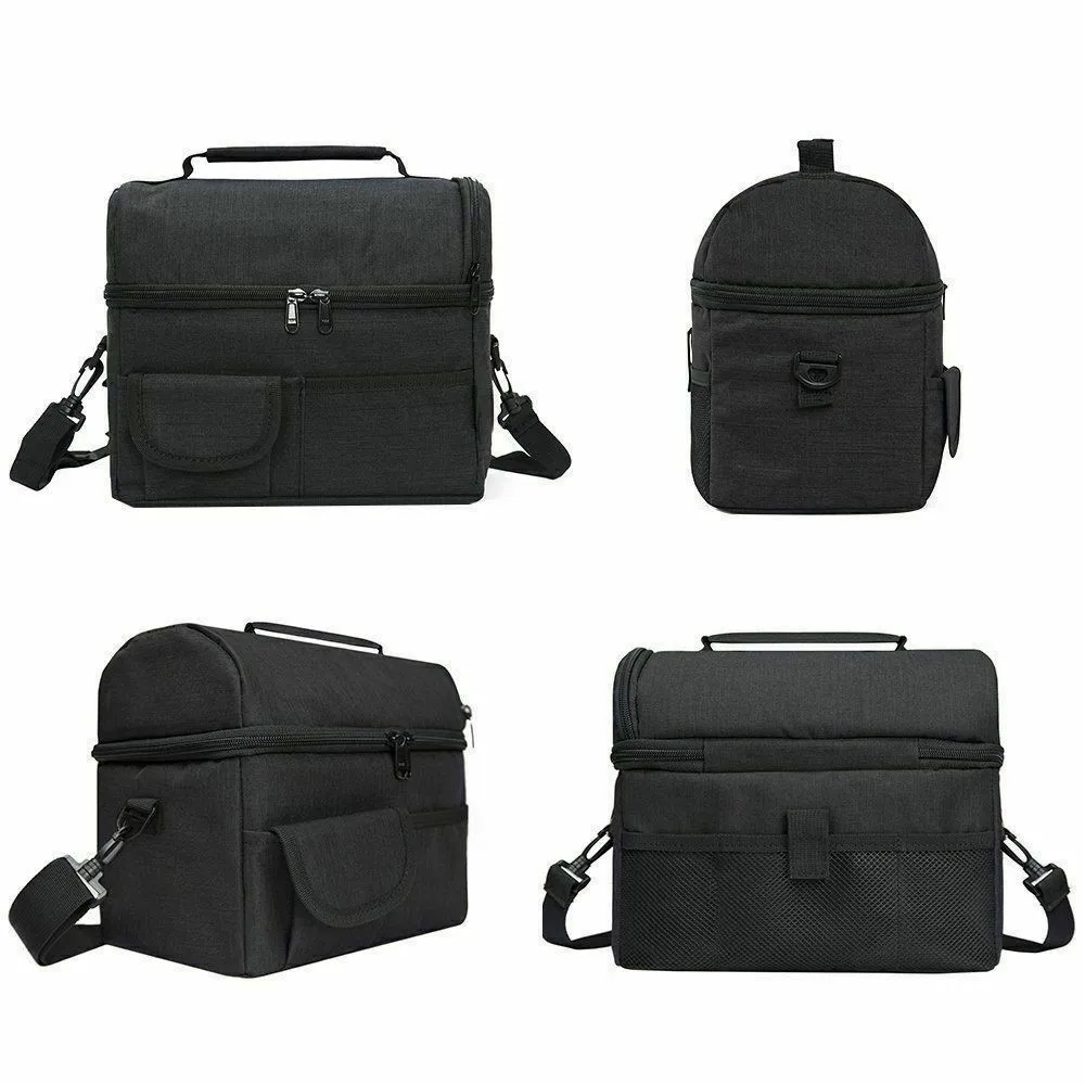 

Large Insulated Lunch Bag Thermal Cool Hot Food Storage Tote Box Adult Kids Men Portable Insulation Bag Lunch Storage Bag