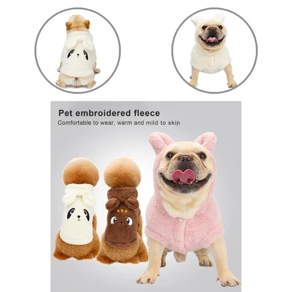

Non-allergic Lovely Pet Dog Cardigan Outfit Adorable Pet Coat Adorable for French Bulldog