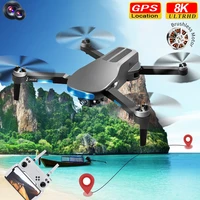 2021 lu3 max gps drone 8k hd dual camera profesional helicopter fpv dron foldable rc quadcopter 5g wifi brushless motor drones