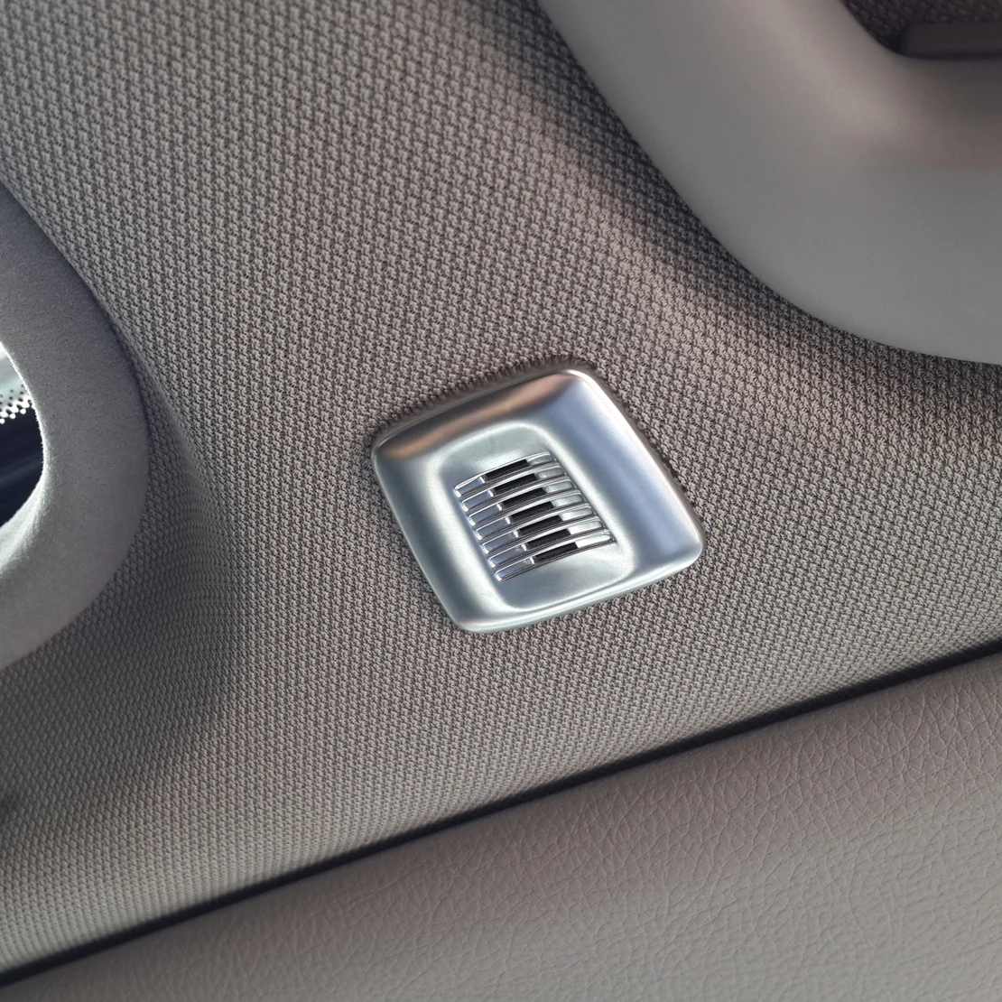 Beler Новый хромированный интерьер крыша купольный микрофон крышка отделка для BMW