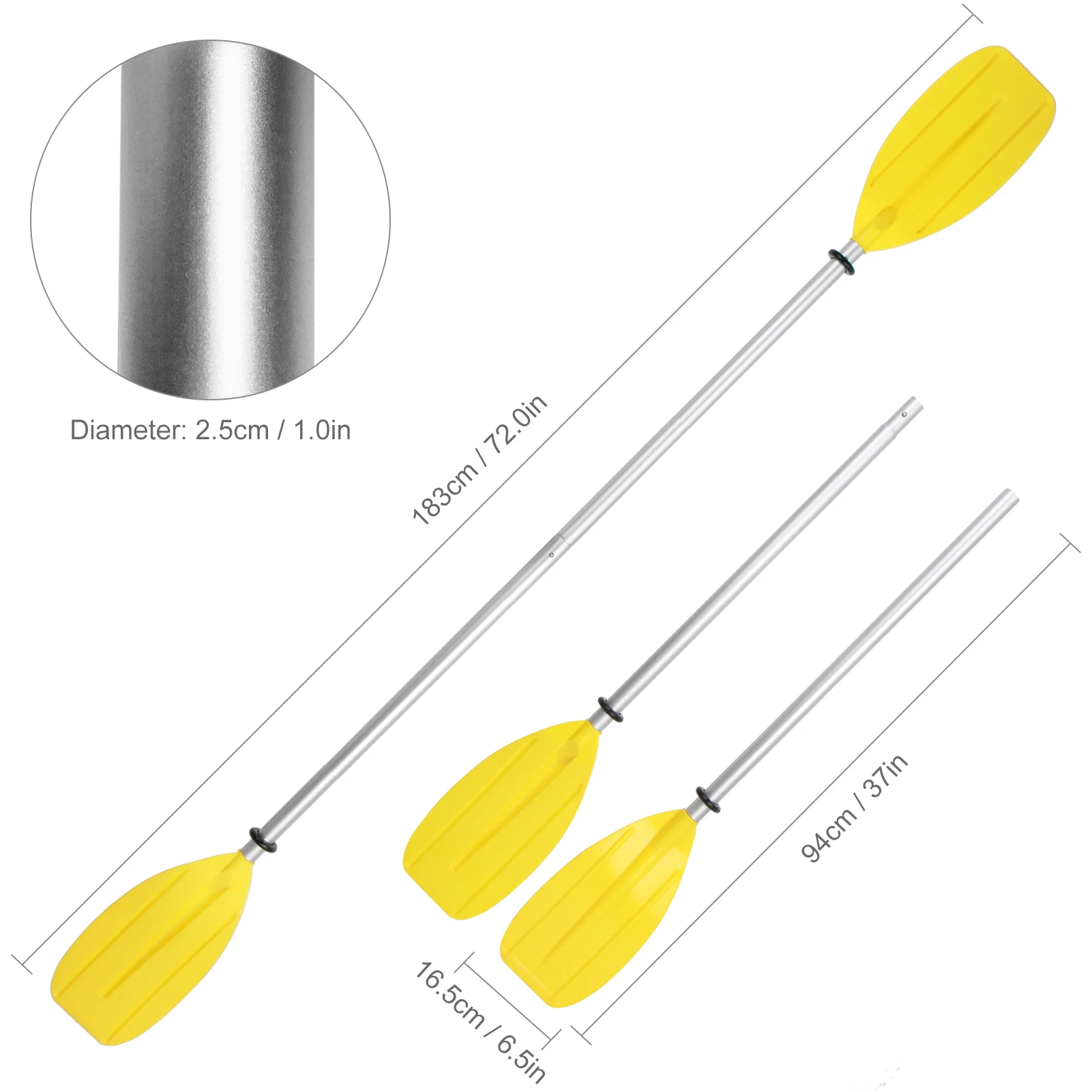 

Children Kayak Paddle Kids 2-Piece Boat Oar for Boat Cano