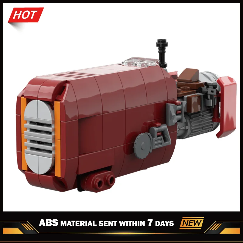 

Звездная серия Rey's-Speeder, модель, строительные блоки, кирпичи, игрушки «сделай сам», звезда, космос, рождественский подарок для детей, мальчико...