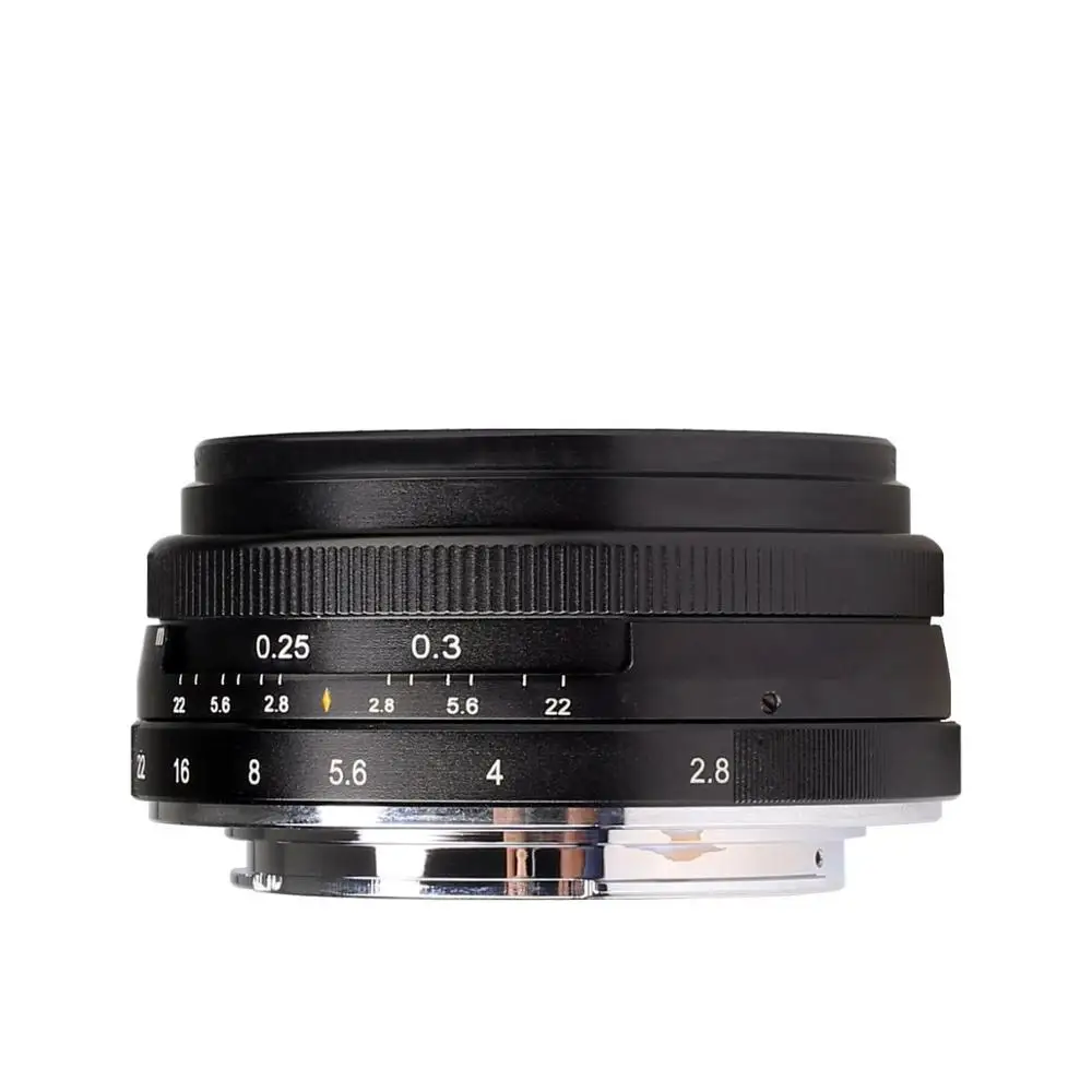 MEKE 28 мм f2.8 фиксированный объектив с ручной фокусировкой для Sony E Mount цифровые