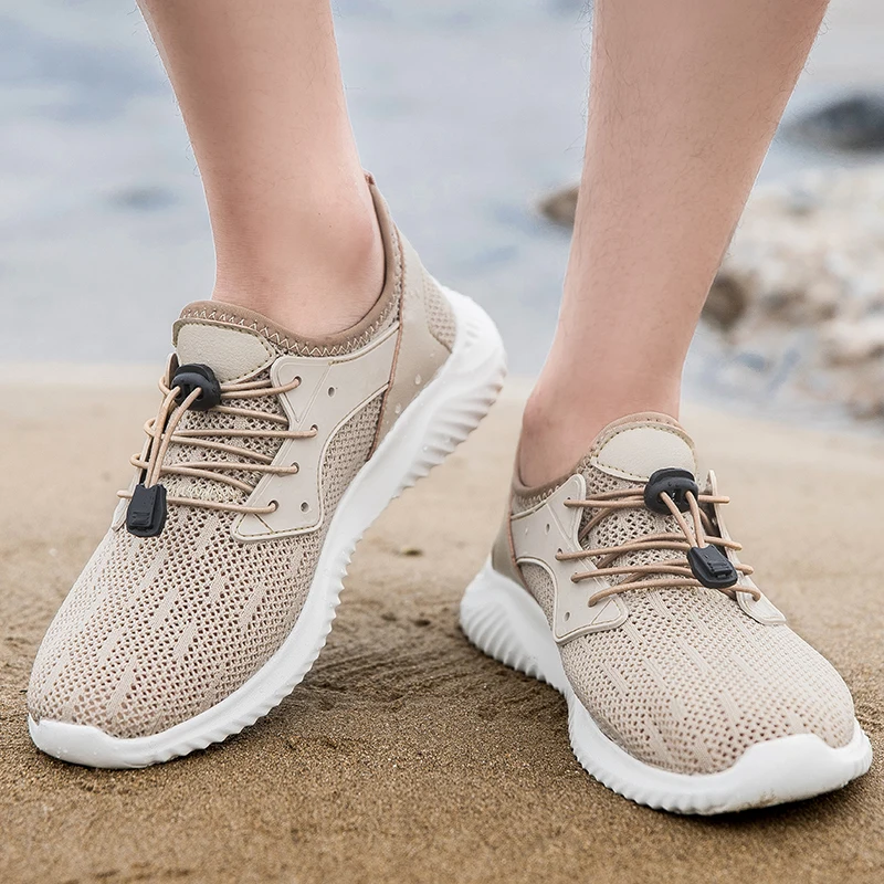 

Men's Summer Sports Shoes Breathable Knit Mesh Men Casual Shoes Big Size Comfortable Ultra-light Fashion Slip-on Male Footwear