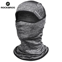 rockbros ice fabric cycling bike cap headwear anti uv sunshade riding headgear bicycle bike bandana face mask sports hat scarf