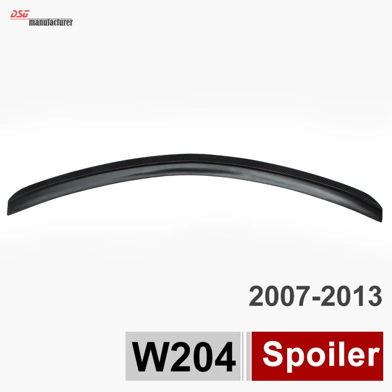 W204 спойлер для багажника из углеродного волокна крыло автомобиля Benz C Class Sedan C180 C200