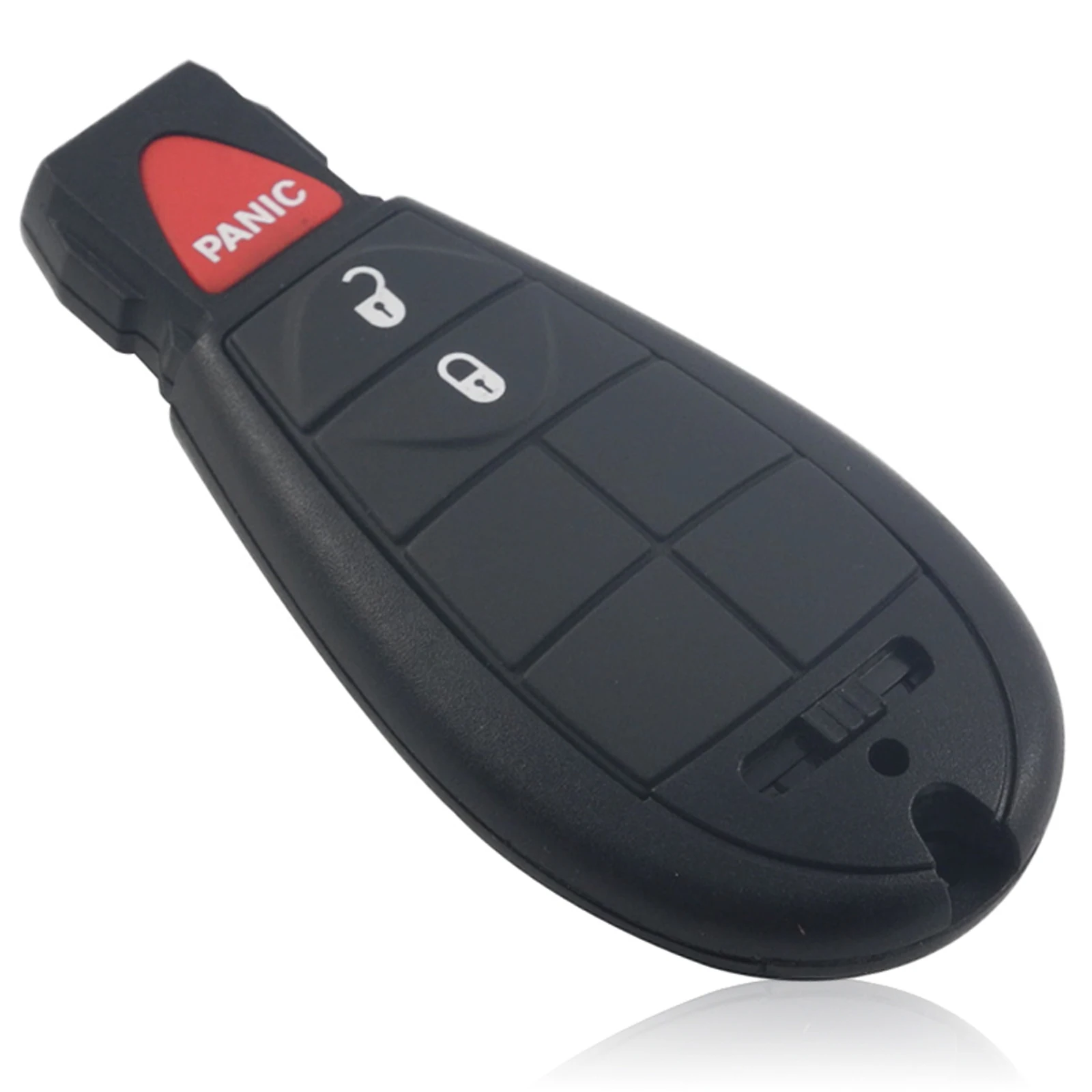

jingyuqin 10pcs 3 BTN Remote Car Key Shell Case For Jepp Chrysler 300 Town & Country Dodge Challenger Charger Durango Journey