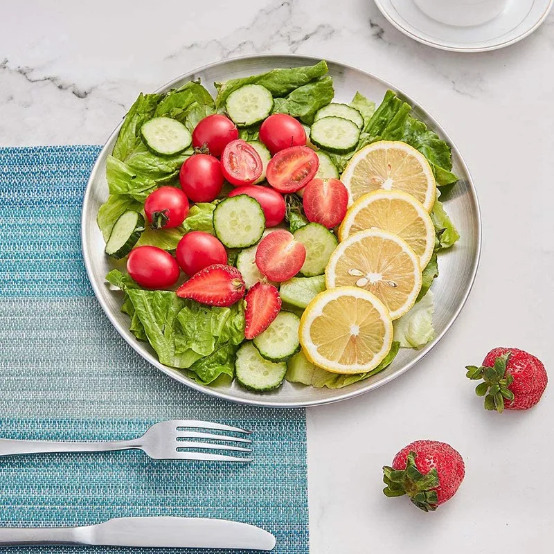 Нержавеющая сталь сковорода для пиццы из гироборд с колесами 8 дюймов набор 6