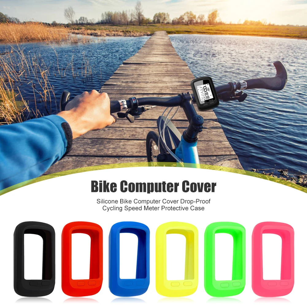 

Bicycle Speed Meter Protective Case MTB Bike Silicone Computer Cover Cycling Speed Meter Protective Case Screen Drop-Proof