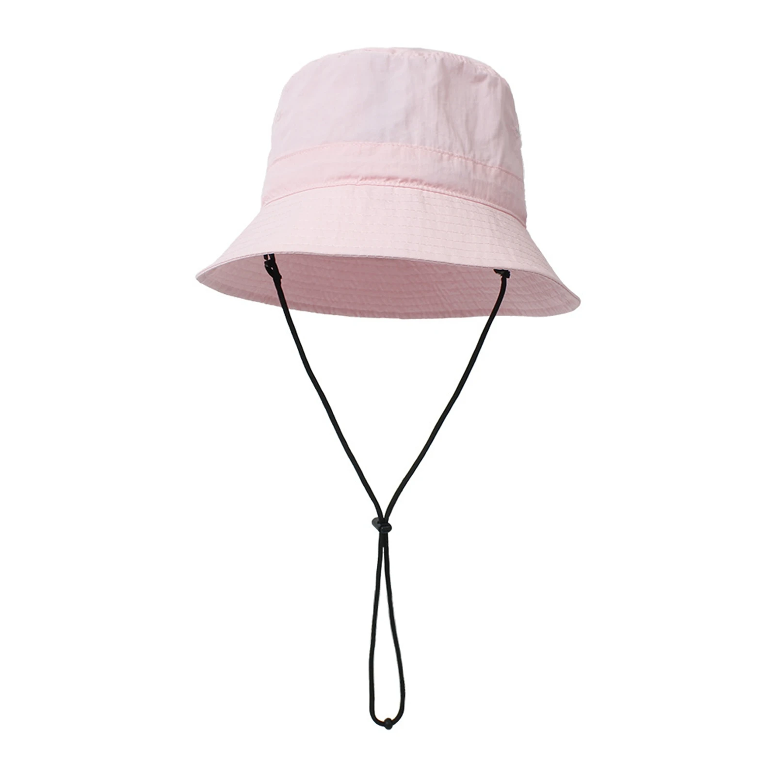 

Creative Ladies Beach Fisherman Hat, Spring Summer Women Simple Style Solid Color Flat Top Outdoor Sun Protection Bucket Cap