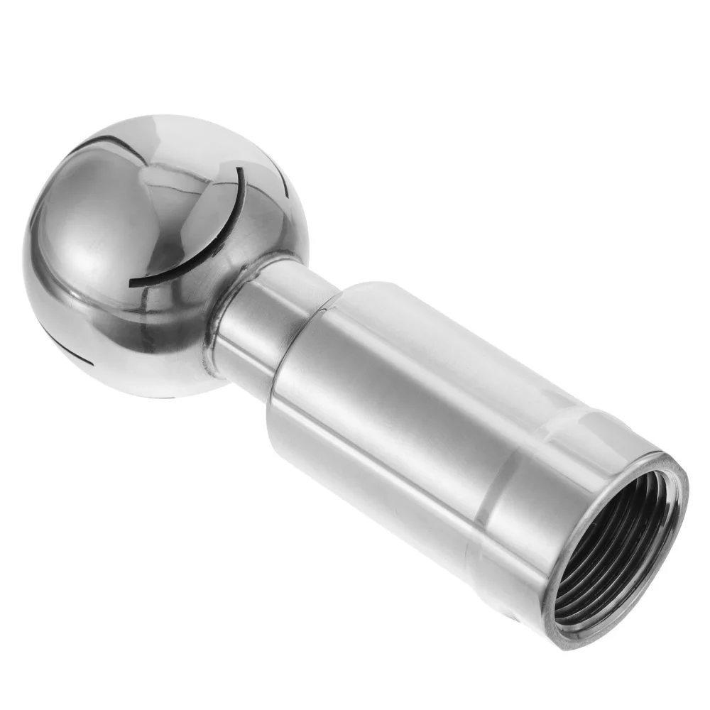 

1pc Stainless Steel 360 Degrees Rotatory Spray Tank Cleaning (Silver)