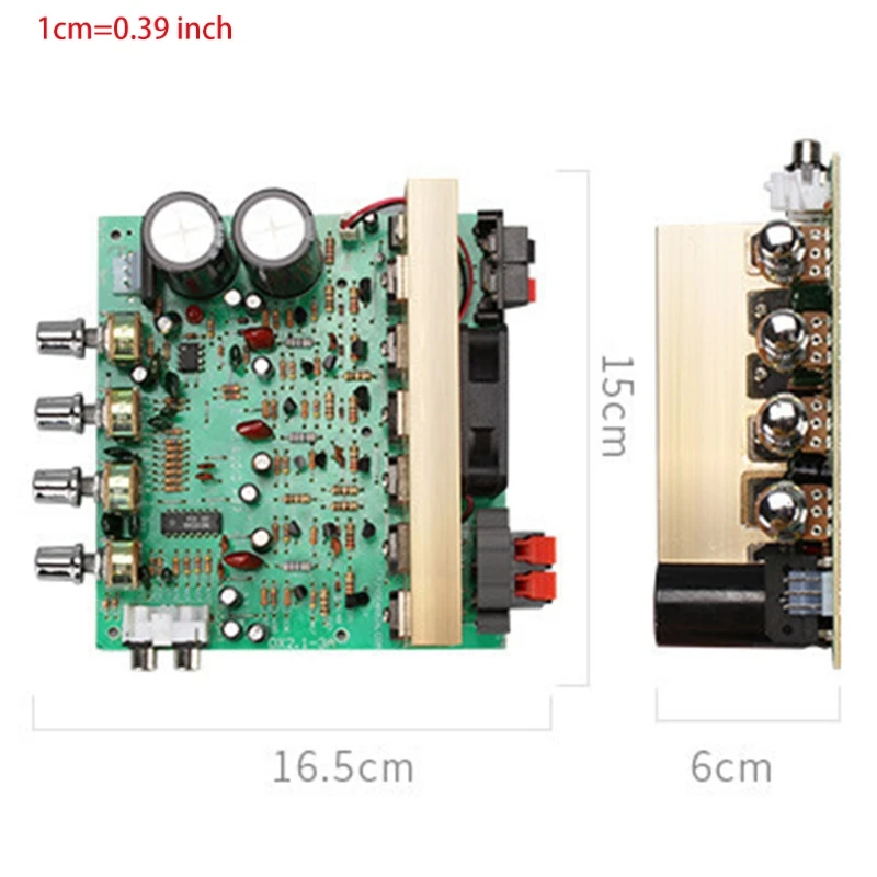 Стерео двухканальный цифровой усилитель мощности готовая плата для динамика