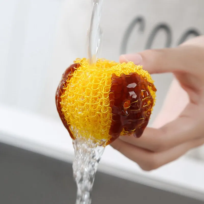

Kitchen Cleaning Ball Dish Brush Replaceable Cleaning Balls Brush Dish Clean Supply Washing Dishwashing Brush Household Cleaning
