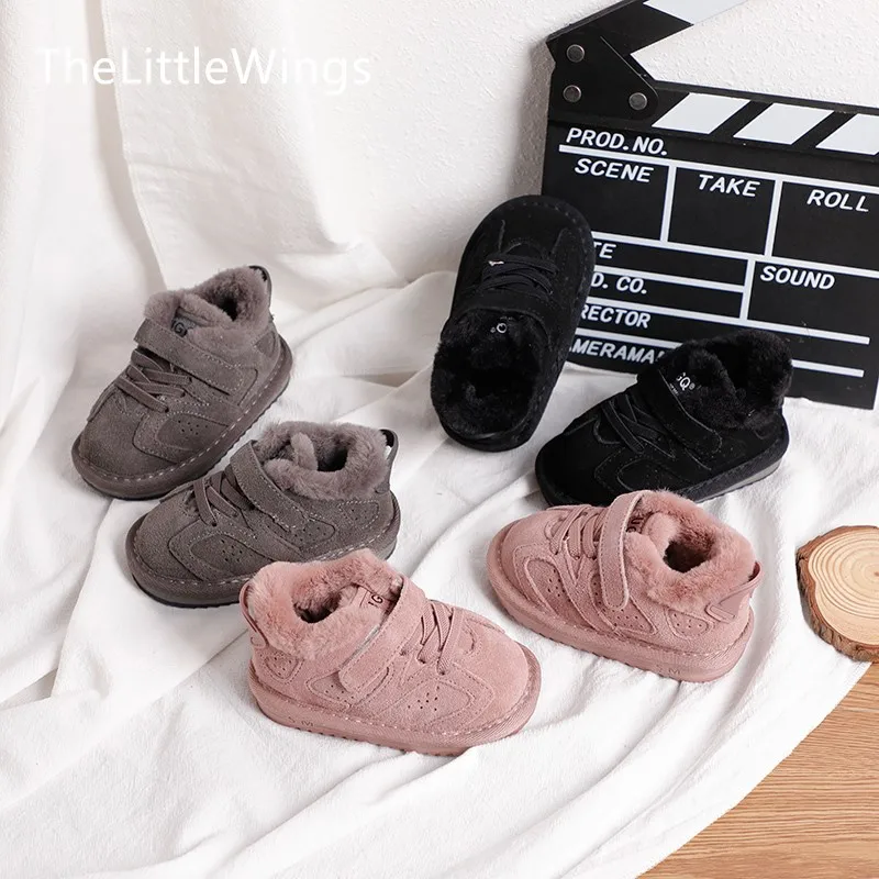 Новая детская обувь из натуральной кожи на осень и зиму 2019 спортивная для