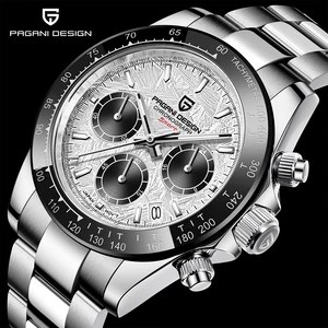 Imported PAGANI DESIGN 2022 New PD-1644 Meteorite Dial Fashion Men Quartz Wristwatches 100M Sapphire Glass Ch