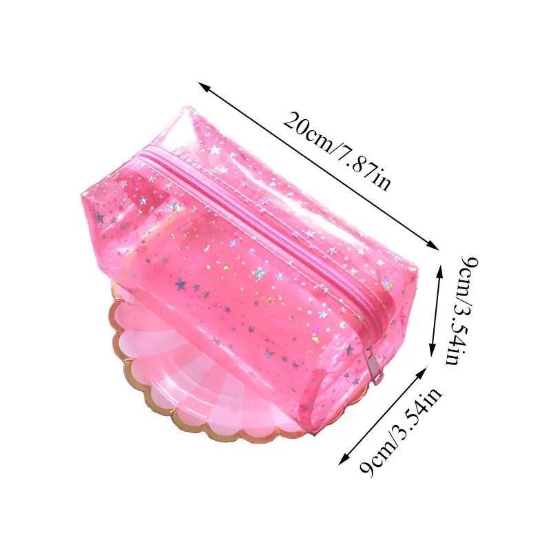 

Beauty Storage Case Toiletry Bag Women PVC Small Makeup Bags 1PC New Creative Travel Transparent Cosmetic Bag Wash Pouch