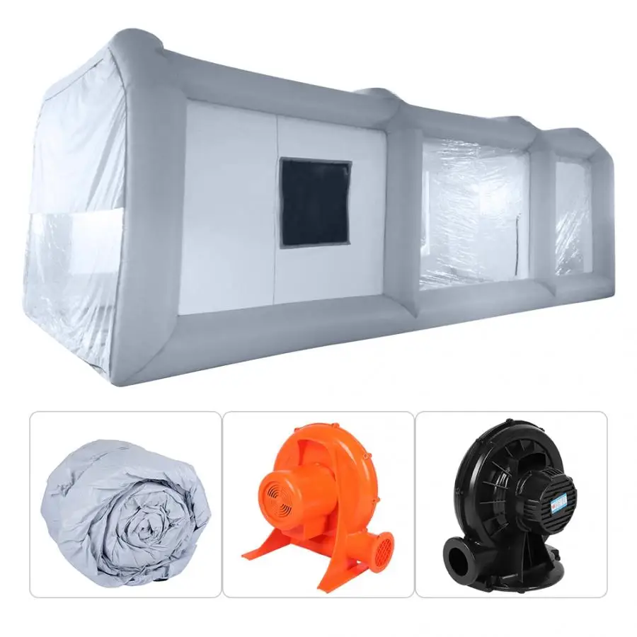 Портативная Мобильная надувная Автомобильная камера для покраски распылением