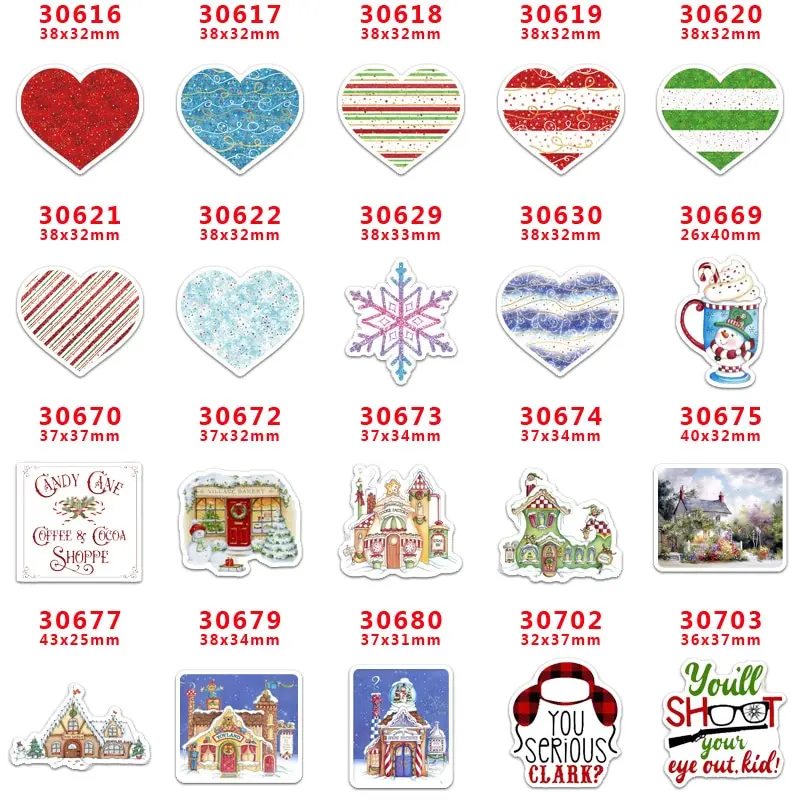 Бесплатная доставка 30 шт плоское украшение из смолы Рождественская Смола pr30703 |