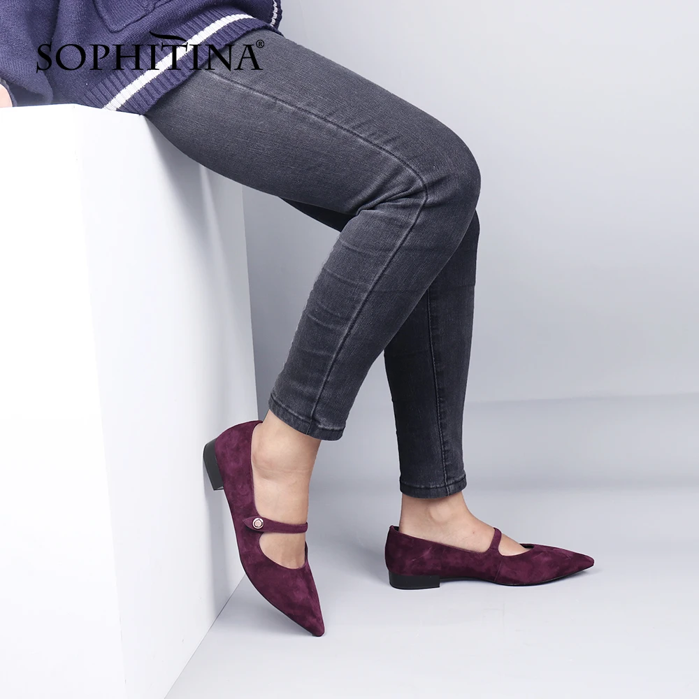 SOPHITINA босоножки с пряжкой Туфли на плоской подошве Женская обувь высокого