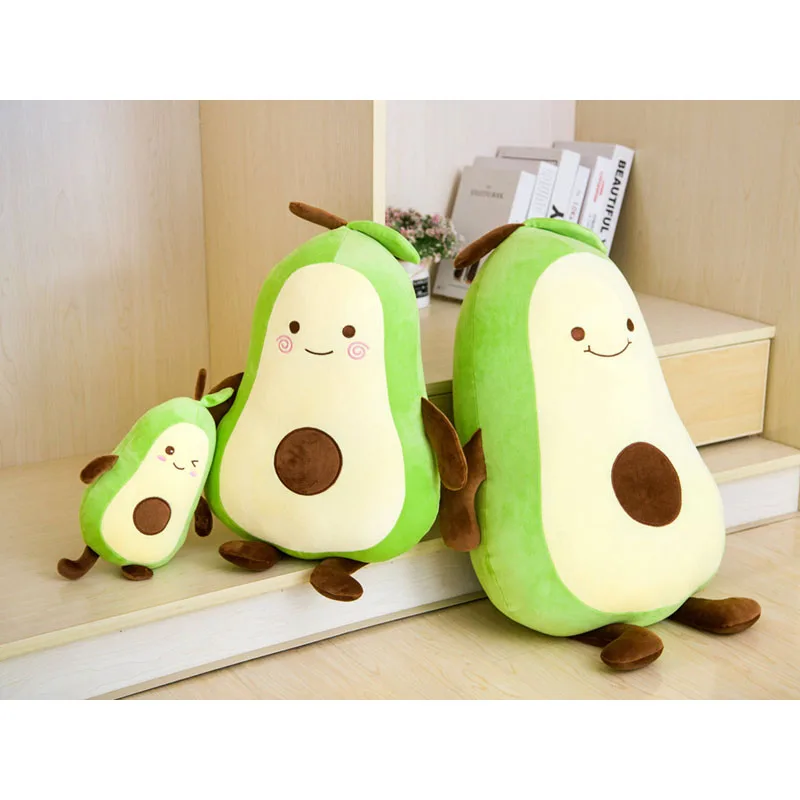 Милая плюшевая игрушка авокадо 24/45/60 см наполненная кукла подушка Детский