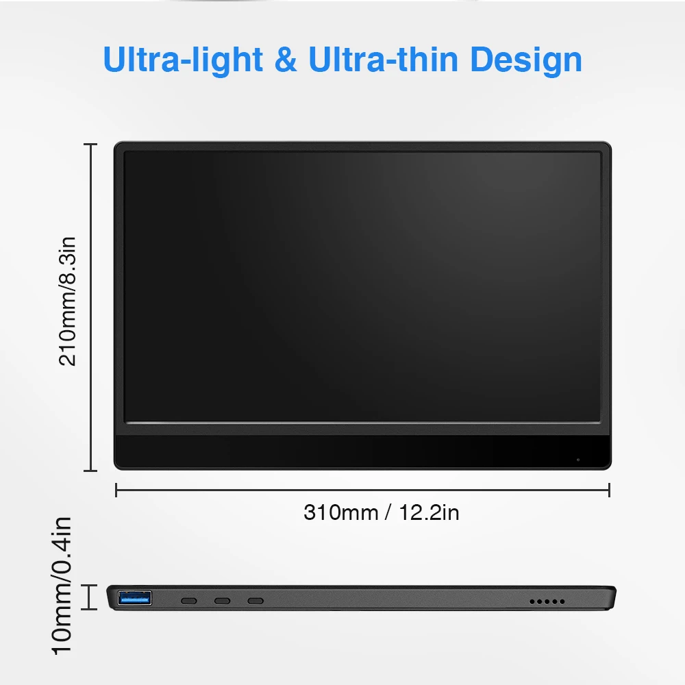 EYOYO 13 3 &quotEM13RS 1080P Портативный FHD HDR игровой монитор USB C HDMI второй экран для ноутбука