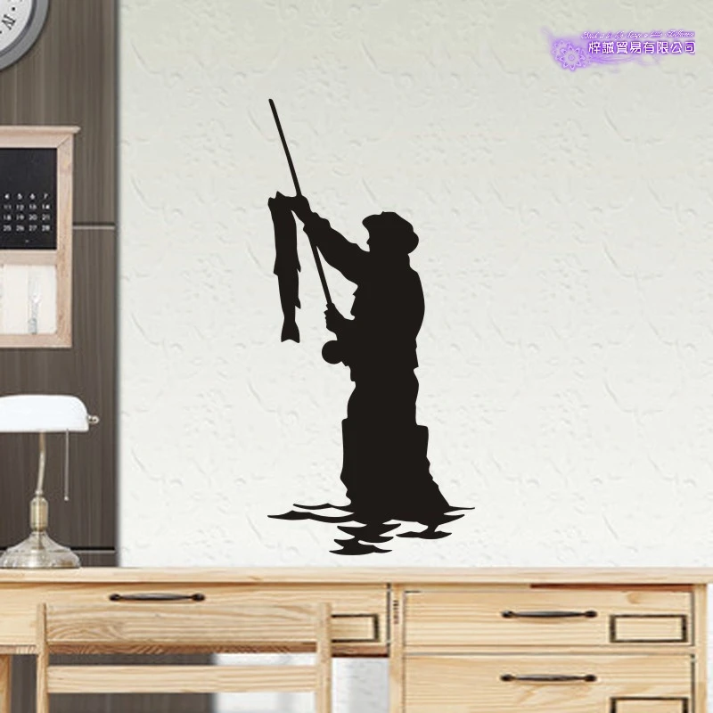 Наклейка для ловли нахлыстом наклейка на ведро снасти магазин рыболовный крючок