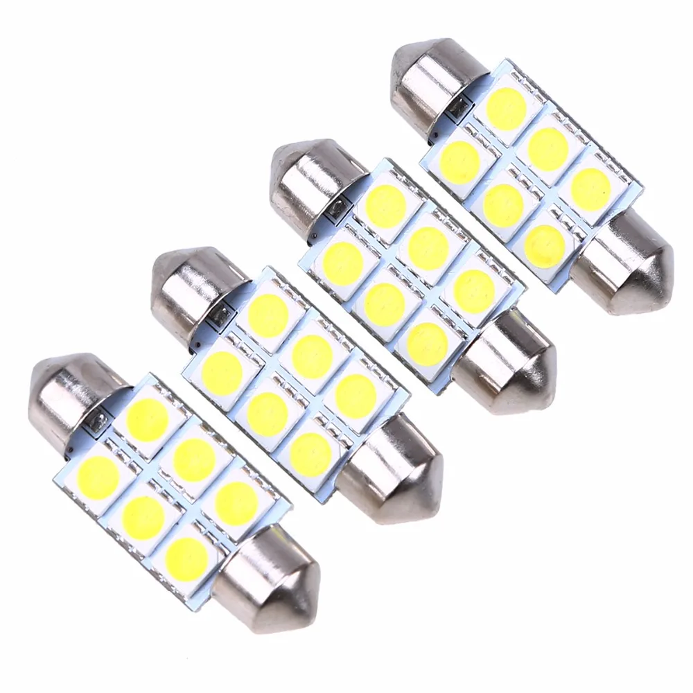 POSSBAY Универсальный 36 мм 5050 6SMD белый микро автомобиль грузовик внедорожник