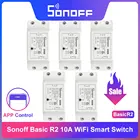 Itead Sonoff Basic R2 умный Wifi переключатель реле беспроводного управления прерыватель Wifi светильник переключатель умный дом пульт дистанционного управления работа с Alexa